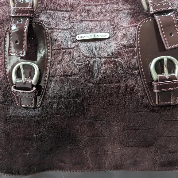 Beautiful Burgundy/Wine Limited Edition Charlie Lapson Purse - NWT - Picture 3 of 11